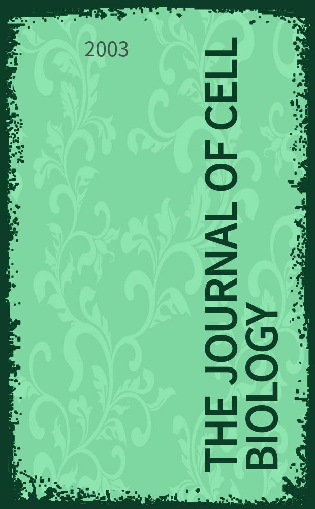 The Journal of cell biology : Formerly the Journal of biophysical and biochemical cytology. Vol.161, №1