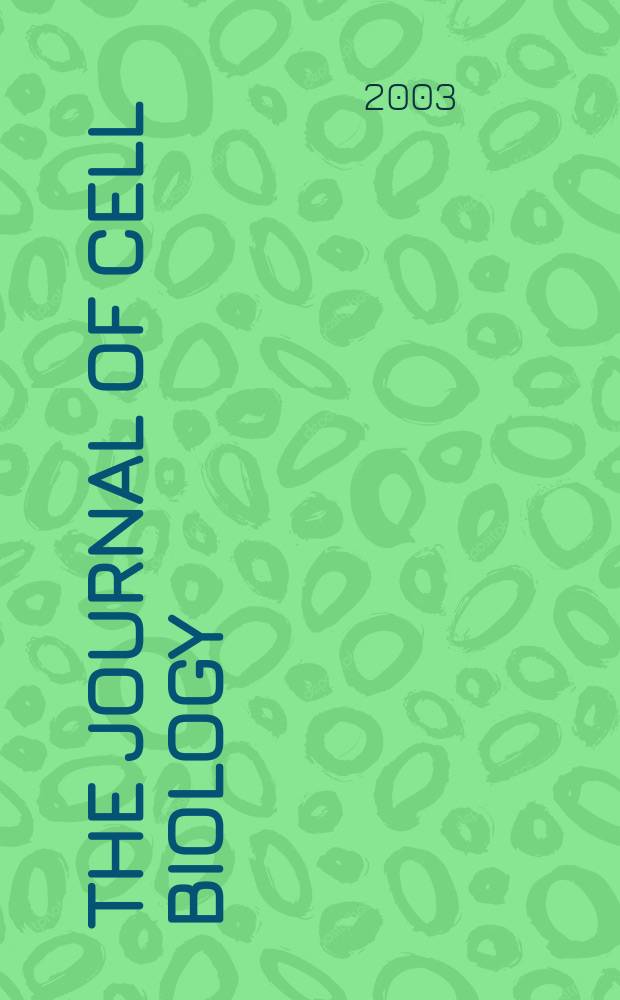 The Journal of cell biology : Formerly the Journal of biophysical and biochemical cytology. Vol.161, №6