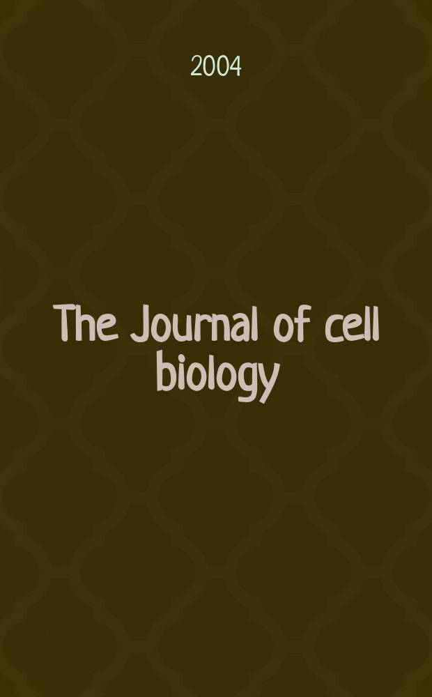 The Journal of cell biology : Formerly the Journal of biophysical and biochemical cytology. Vol.164, №4