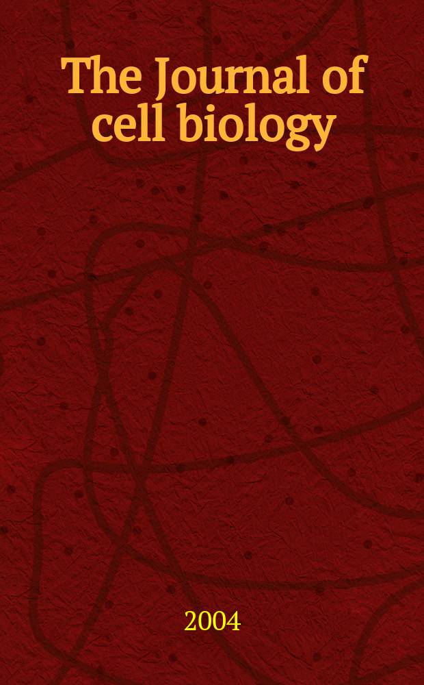 The Journal of cell biology : Formerly the Journal of biophysical and biochemical cytology. Vol.165, №1