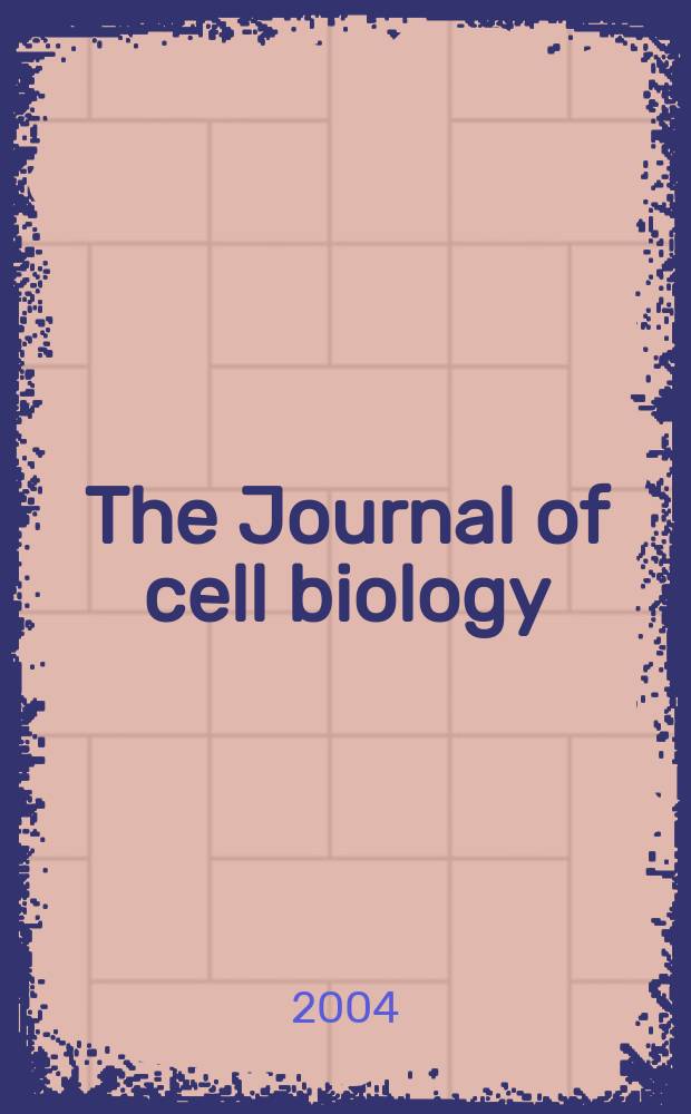 The Journal of cell biology : Formerly the Journal of biophysical and biochemical cytology. Vol.165, №4