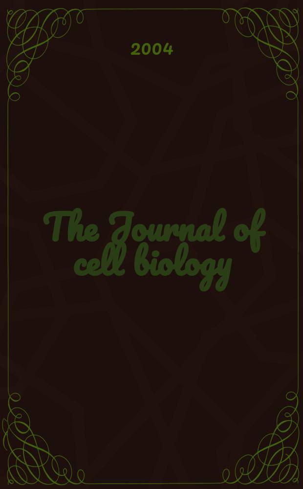 The Journal of cell biology : Formerly the Journal of biophysical and biochemical cytology. Vol.165, №6