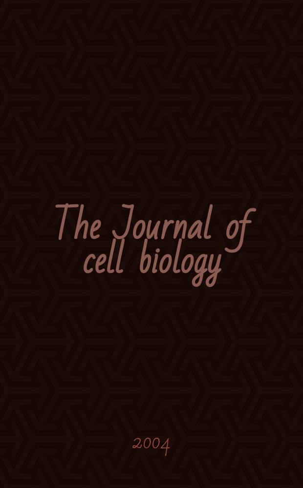 The Journal of cell biology : Formerly the Journal of biophysical and biochemical cytology. Vol.166, №7