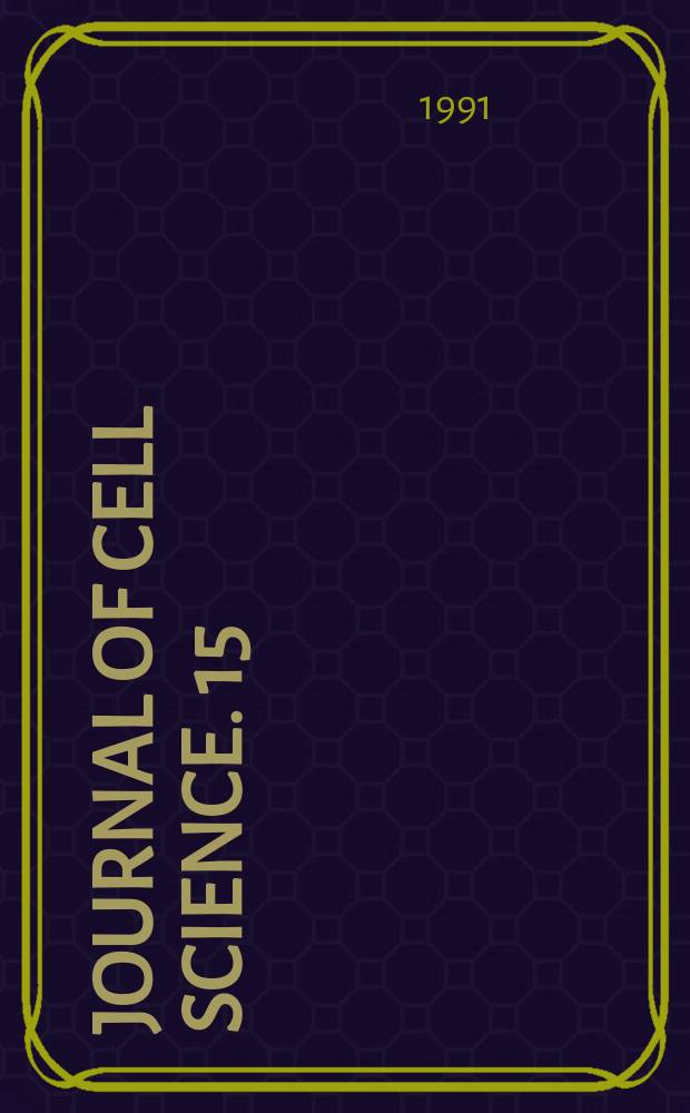 Journal of cell science. 15 : Nerve cell biology