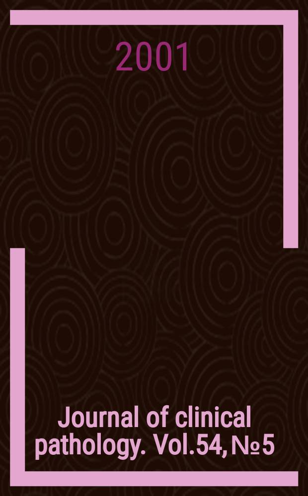 Journal of clinical pathology. Vol.54, №5