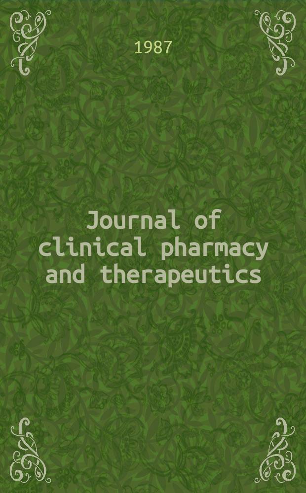 Journal of clinical pharmacy and therapeutics
