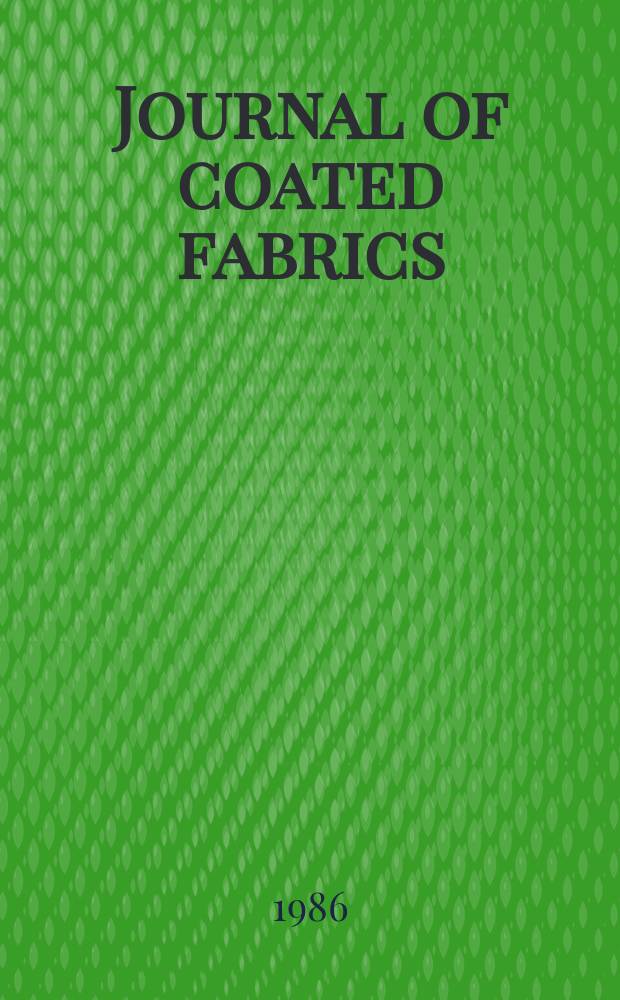 Journal of coated fabrics