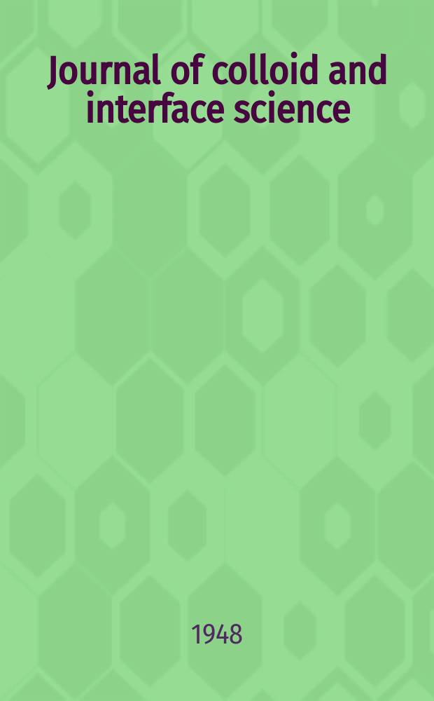 Journal of colloid and interface science