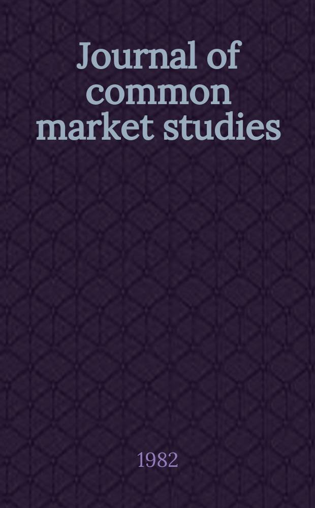 Journal of common market studies