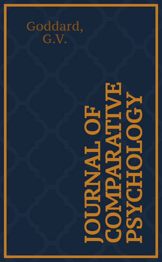 Journal of comparative psychology : Continuing Psychoniology and the Journal of animal behavior. Vol.68, №2, P.2 : Analysis of avoidance conditioning following cholinergic stimulation of amygdale in rats