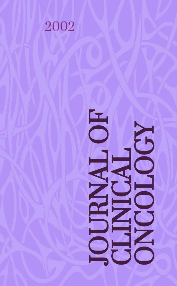 Journal of clinical oncology : The j. of the Amer. soc. of clinical oncology. Vol.20, №3