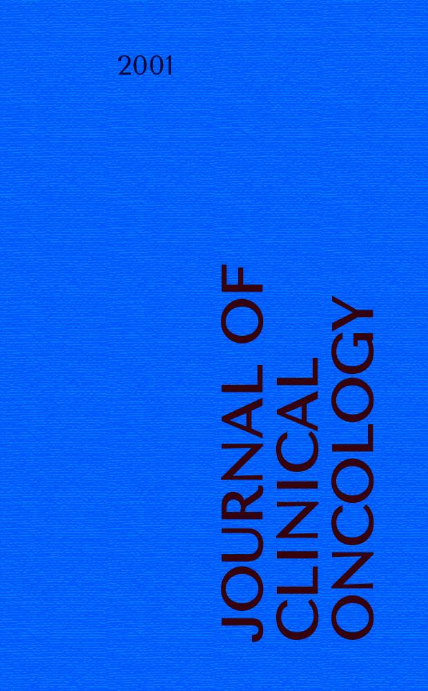 Journal of clinical oncology : The j. of the Amer. soc. of clinical oncology. Vol.19, №21