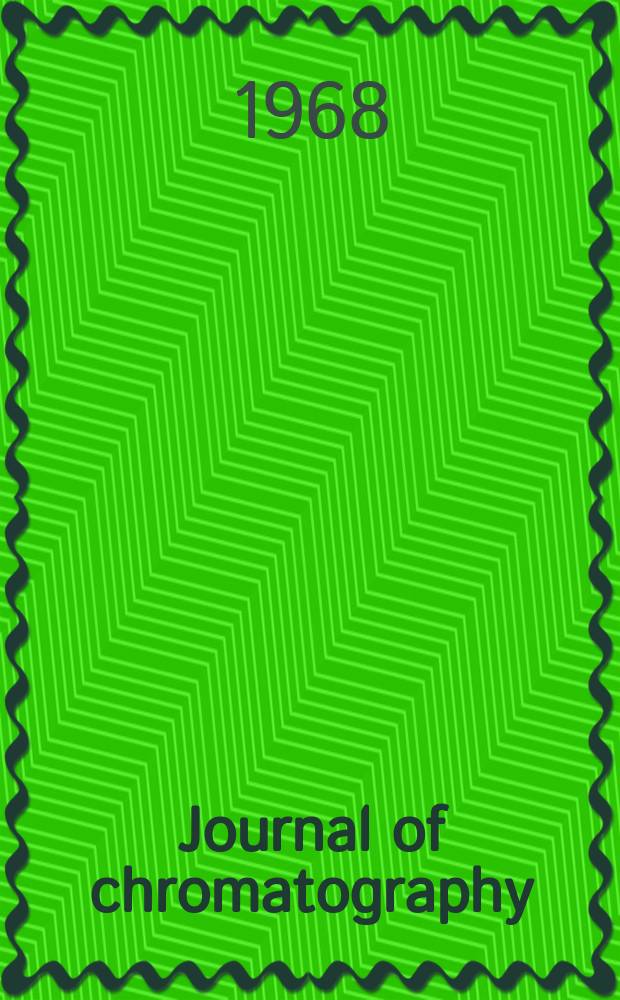 Journal of chromatography : Intern. journal on chromatography, electrophoresis and related methods. Vol.37, №2 : Symposium on the gas chromatography of amine drugs. Rome. 1967. [Materials]