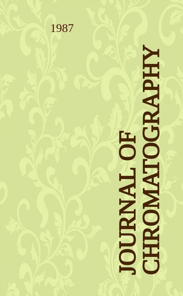 Journal of chromatography : Intern. journal on chromatography, electrophoresis and related methods. Vol.384 : International symposium on column liquid chromatography (10; 1986; San Francisco, Calif)