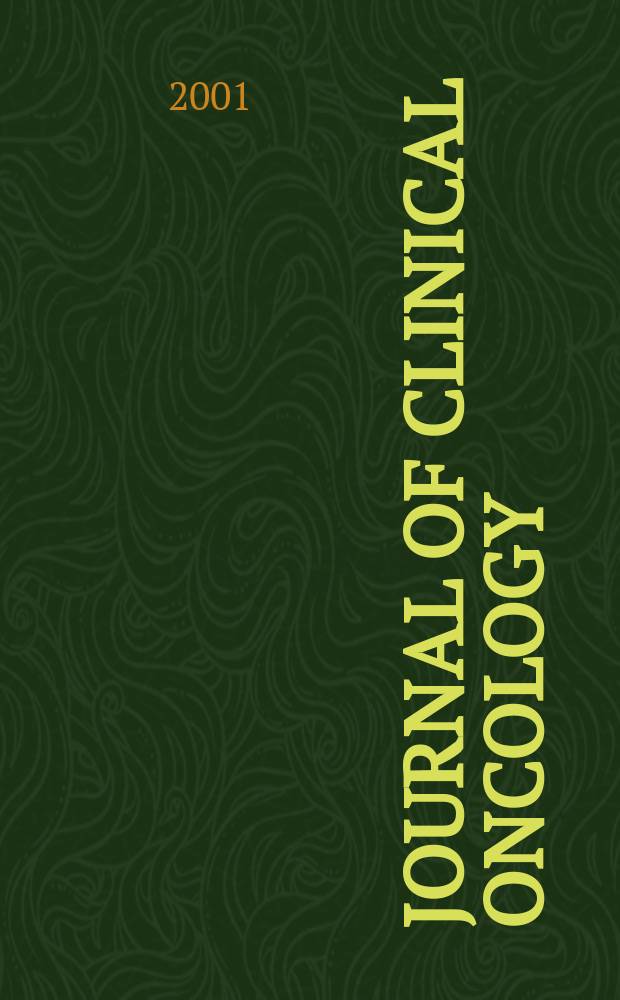 Journal of clinical oncology : The j. of the Amer. soc. of clinical oncology. Vol.19, №6