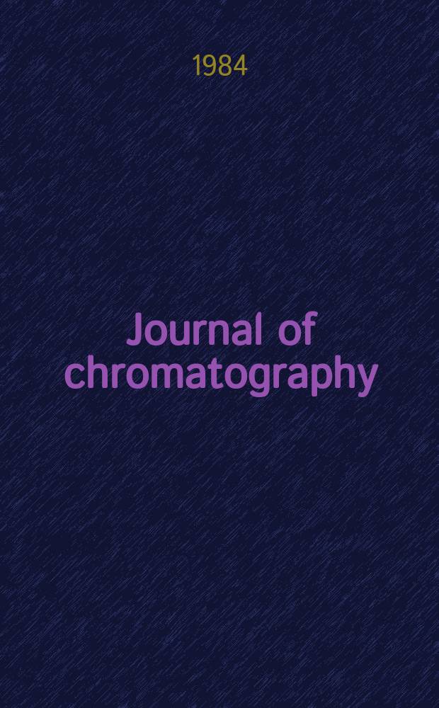 Journal of chromatography : Intern. journal on chromatography, electrophoresis and related methods. Vol.293 : Cumulative author and subject indexes. Vol. 1-1-150 (1974-1978)