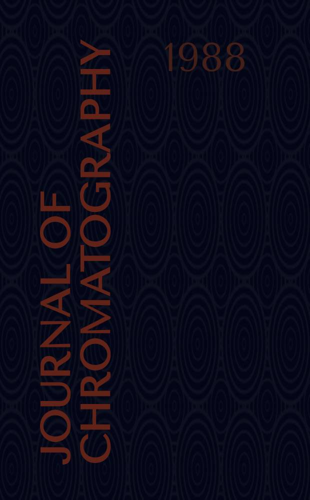 Journal of chromatography : Intern. journal on chromatography, electrophoresis and related methods. Vol.444 : International symposium on high-performance liquid chromatography of proteins and peptides (7; 1987; Washington)