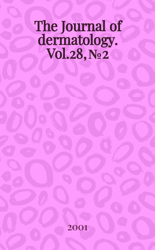 The Journal of dermatology. Vol.28, №2