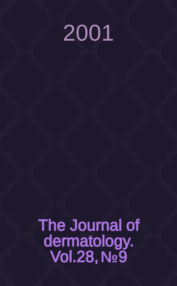 The Journal of dermatology. Vol.28, №9