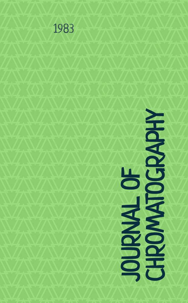 Journal of chromatography : Intern. journal on chromatography, electrophoresis and related methods. Vol.279 : Fifth International symposium on capillary chromatography