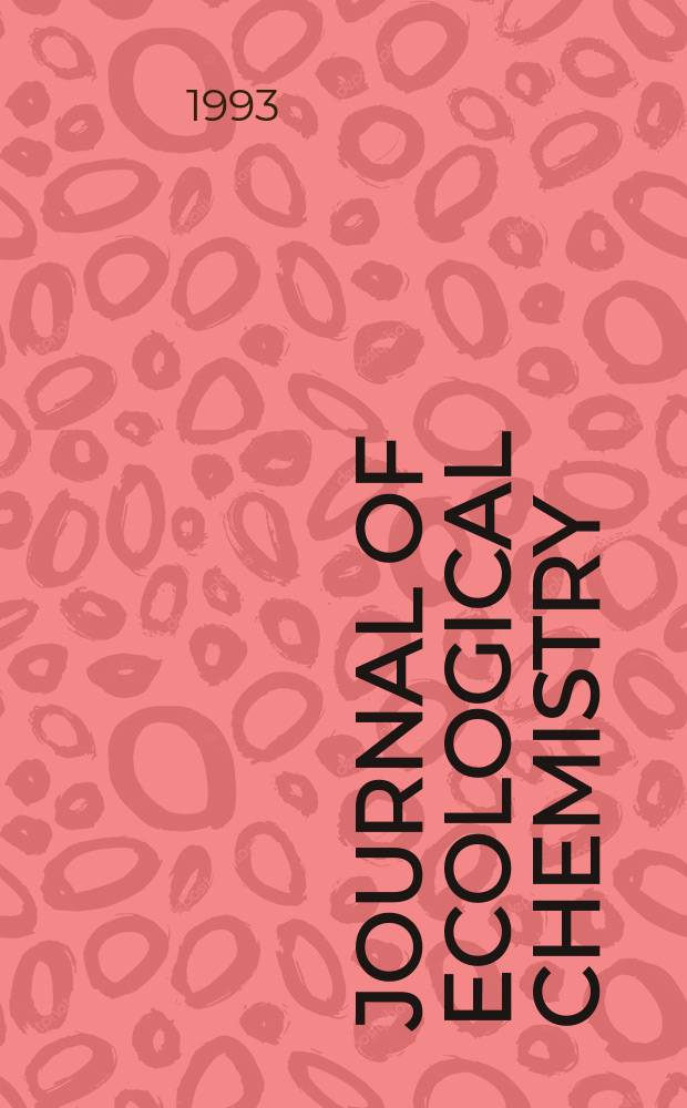 Journal of ecological chemistry : Qart. j