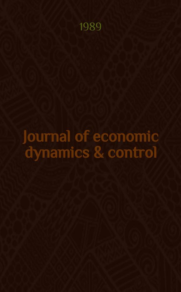 Journal of economic dynamics & control