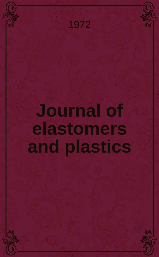 Journal of elastomers and plastics