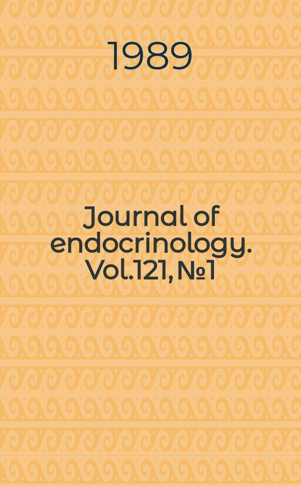 Journal of endocrinology. Vol.121, №1