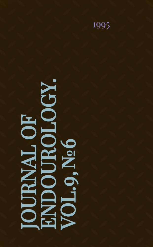 Journal of endourology. Vol.9, №6