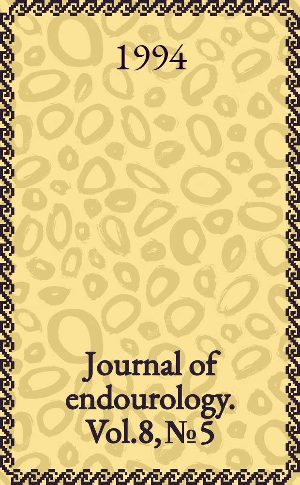 Journal of endourology. Vol.8, №5