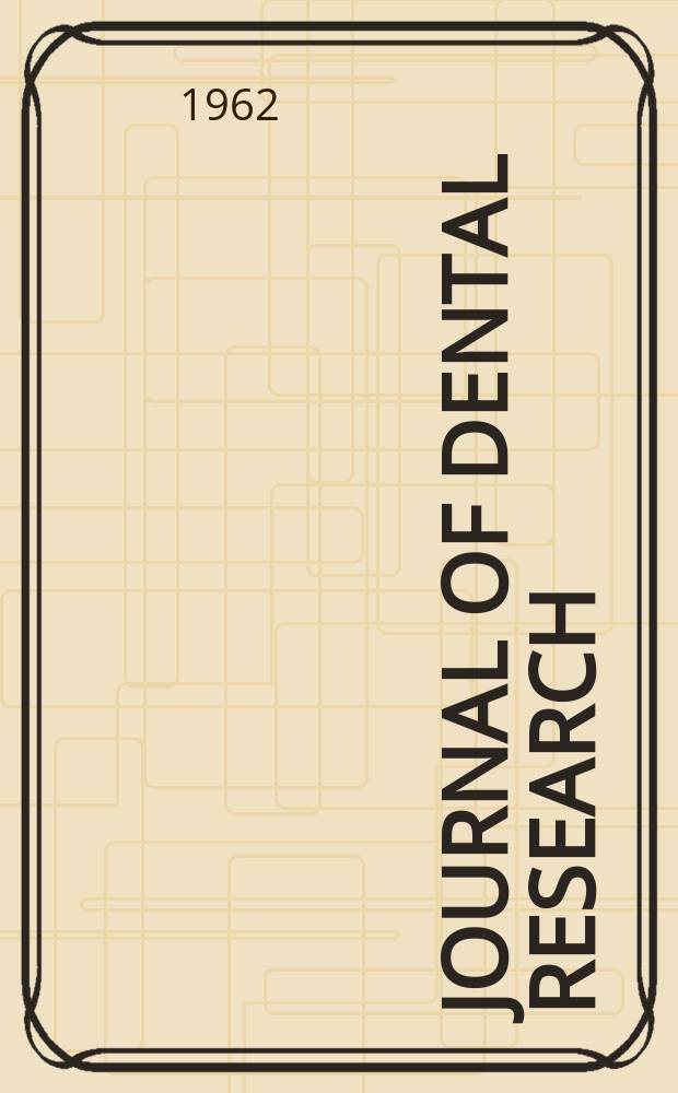 Journal of dental research : Off. publ. of the Intern. ass. for dental research. Vol.41, №5(P.2) : (Biographical directory of members)