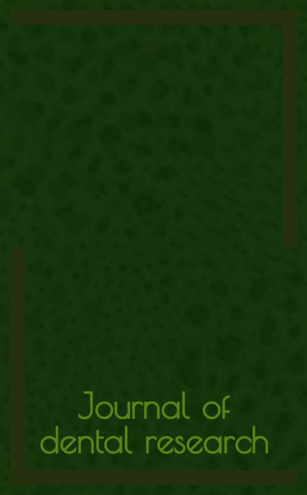 Journal of dental research : Off. publ. of the Intern. ass. for dental research. Vol.50, №2(P.1) : Current research concepts fundamental to the improvement of periodontal care