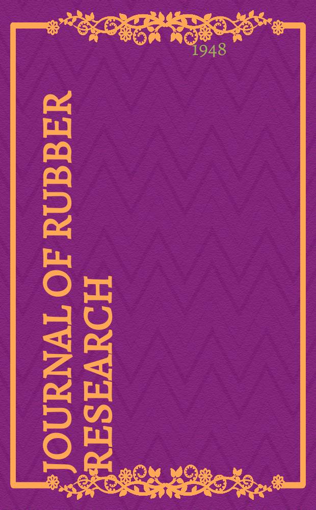 Journal of rubber research