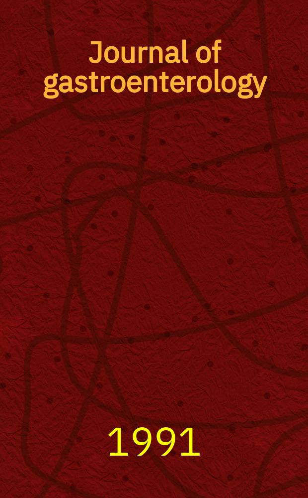 Journal of gastroenterology : Off. publ. of the Jap. soc. of gastroenterology. Vol.26, №2