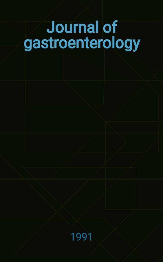 Journal of gastroenterology : Off. publ. of the Jap. soc. of gastroenterology. Vol.26, №4