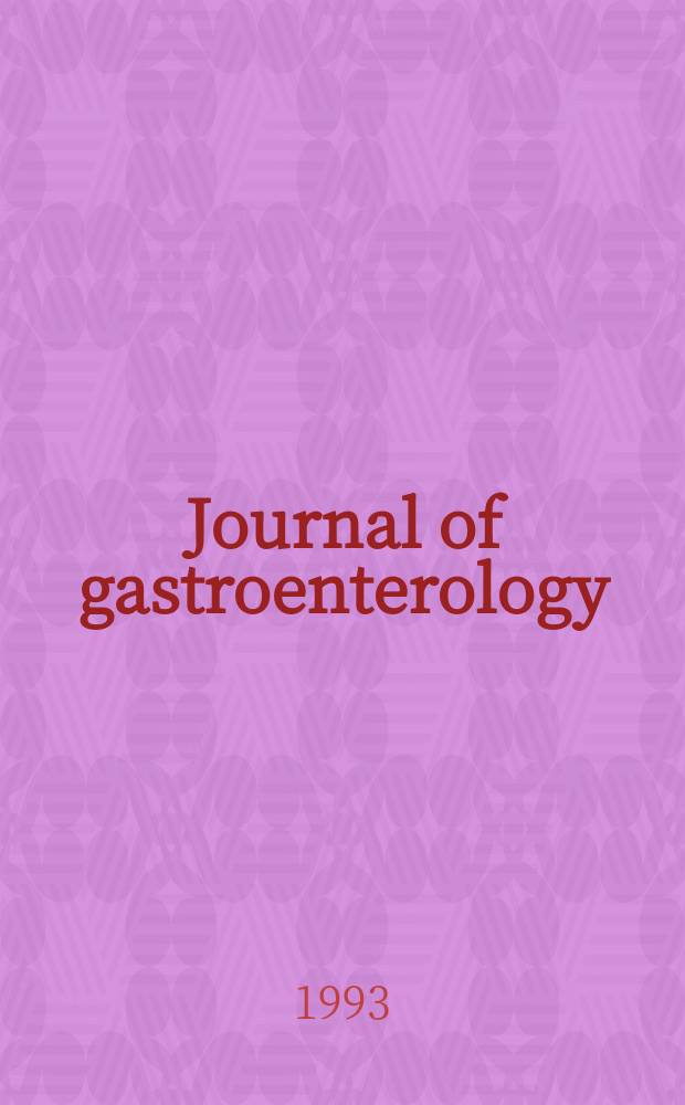 Journal of gastroenterology : Off. publ. of the Jap. soc. of gastroenterology. Vol.28, №2
