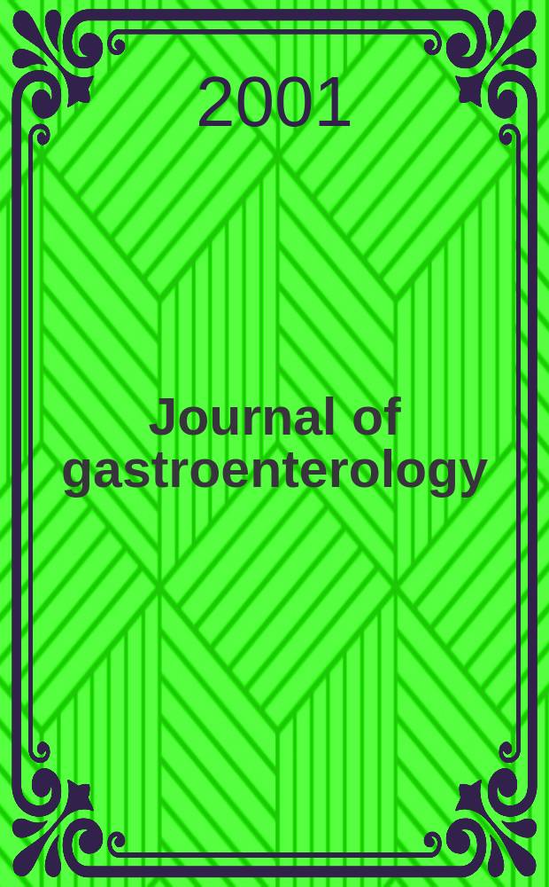 Journal of gastroenterology : Off. publ. of the Jap. soc. of gastroenterology. Vol.36, №2