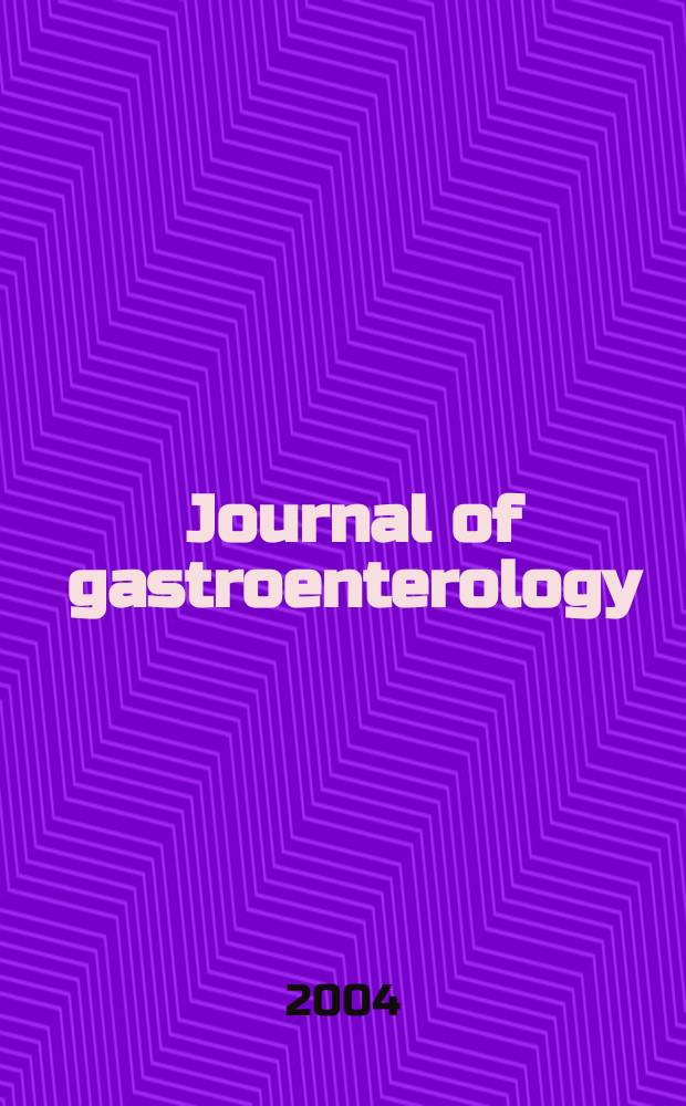 Journal of gastroenterology : Off. publ. of the Jap. soc. of gastroenterology. Vol.39, №5