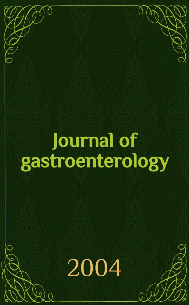 Journal of gastroenterology : Off. publ. of the Jap. soc. of gastroenterology. Vol.39, №8