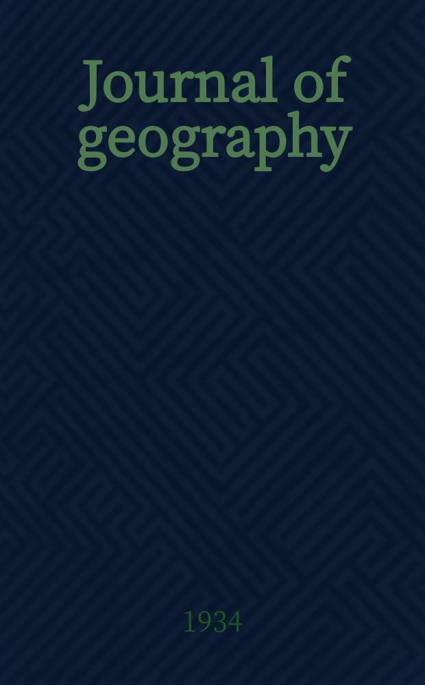 Journal of geography