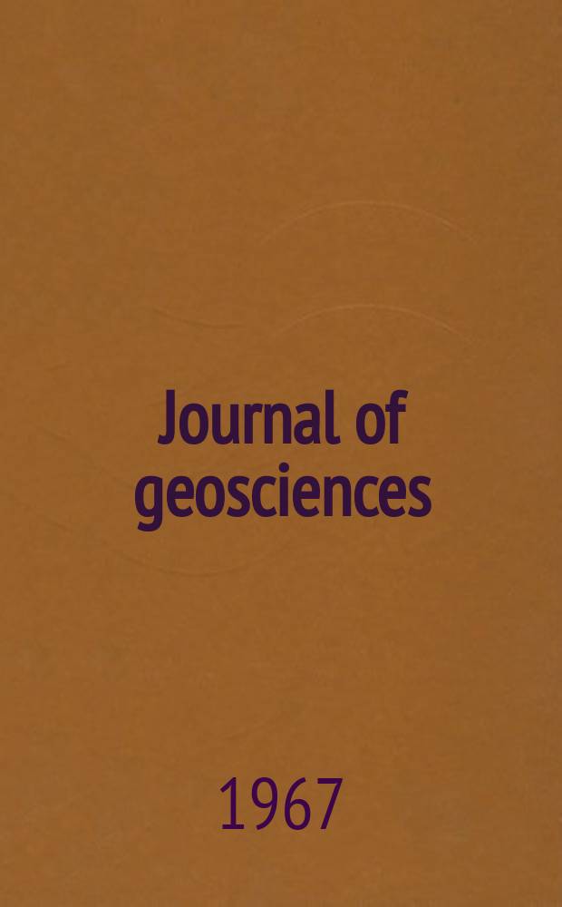 Journal of geosciences : Continuation of "Journal of the Inst. of polytechnics, Osaca city univ. Ser.G: Geoscience". Vol.10 : Sea level changes and crustal movements of the Pacific during the Pliocene and post - Pliocene time