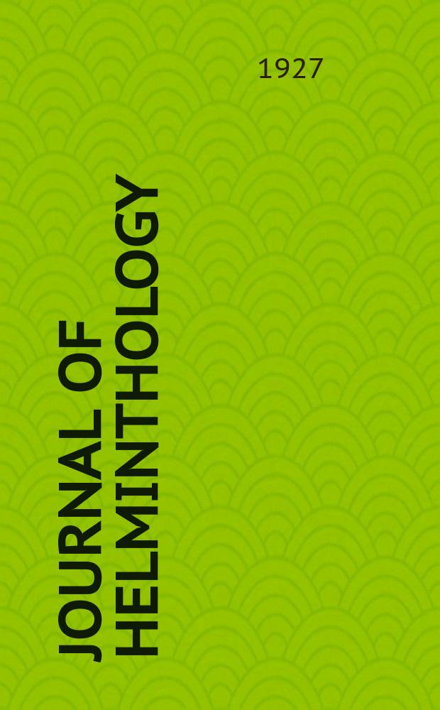 Journal of helminthology