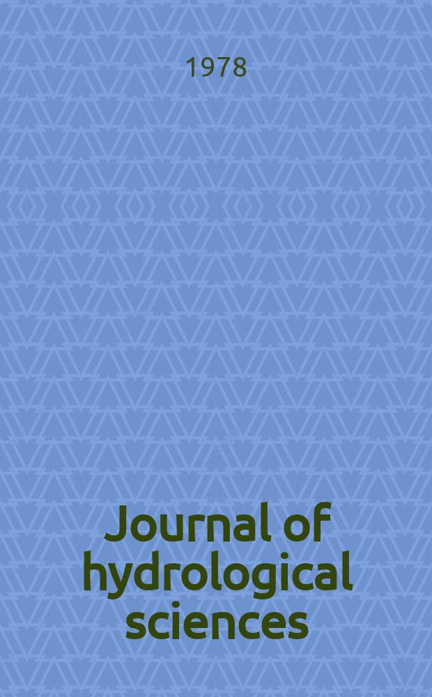 Journal of hydrological sciences
