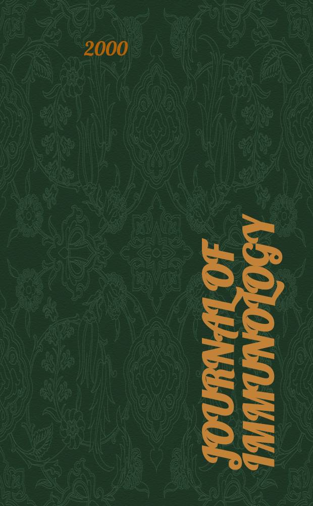 Journal of immunology : Publ. monthly by the American association of immunologists. Vol.164, №5
