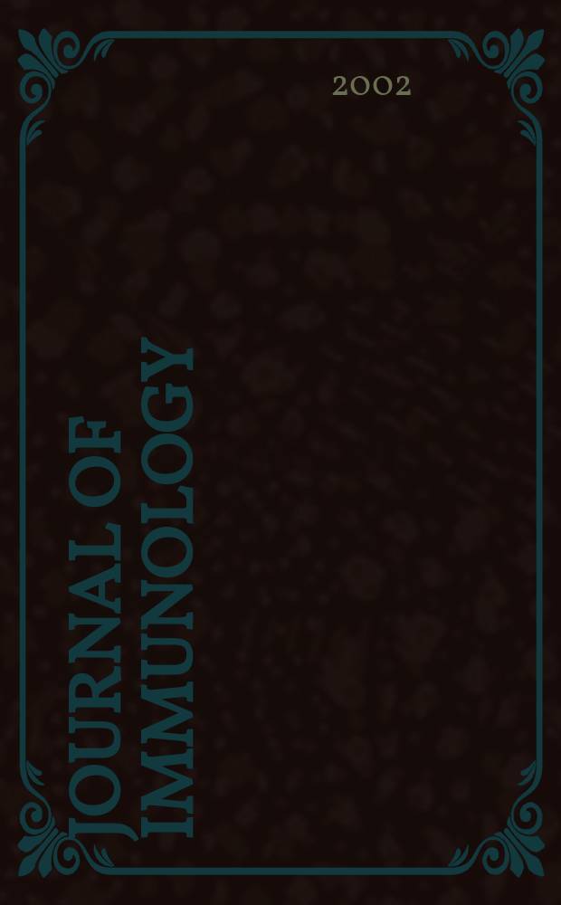 Journal of immunology : Publ. monthly by the American association of immunologists. Vol.169, №11