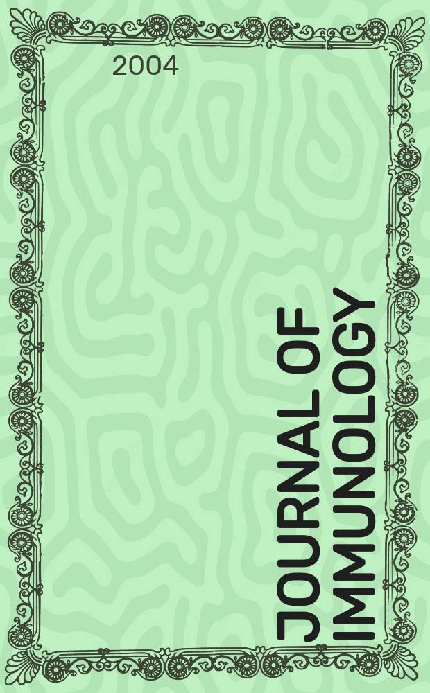 Journal of immunology : Publ. monthly by the American association of immunologists. Vol.172, №3