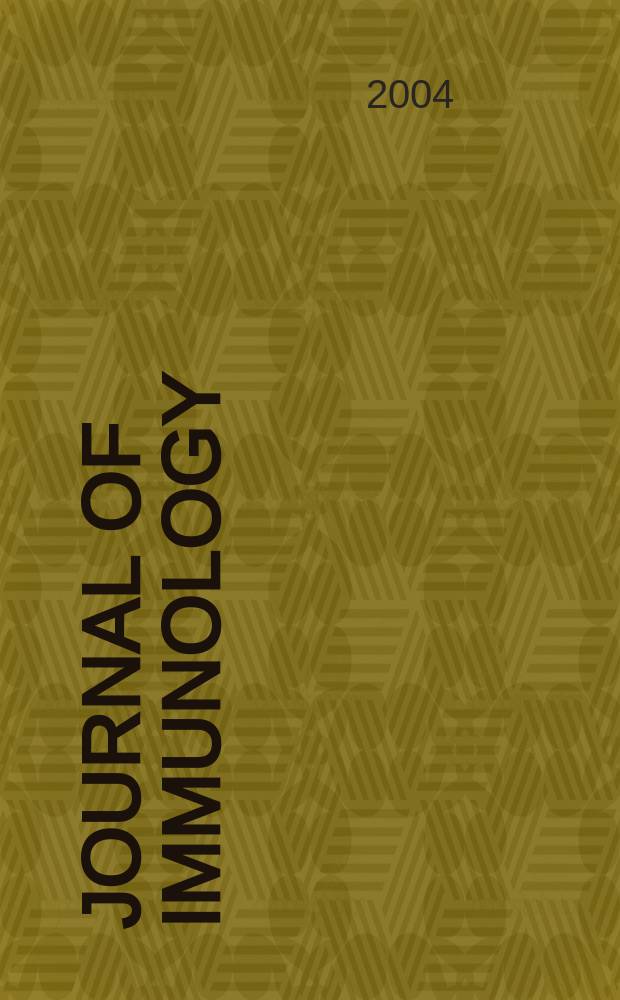 Journal of immunology : Publ. monthly by the American association of immunologists. Vol.172, №7