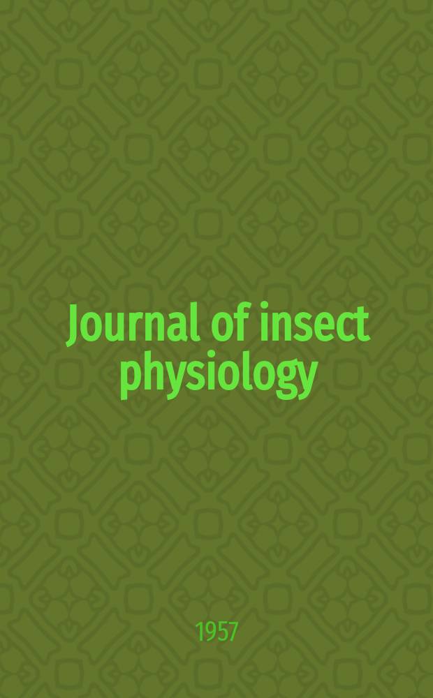 Journal of insect physiology