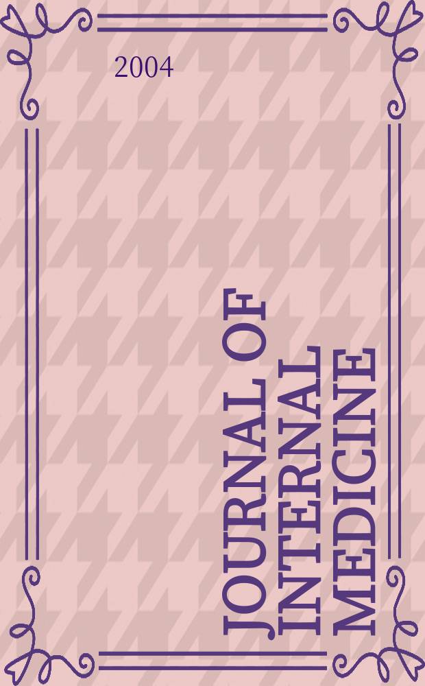 Journal of internal medicine : Formerly Acta medica Scandinavica. Vol.255, №5