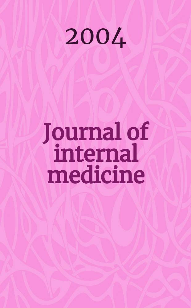 Journal of internal medicine : Formerly Acta medica Scandinavica. Vol.256, №1